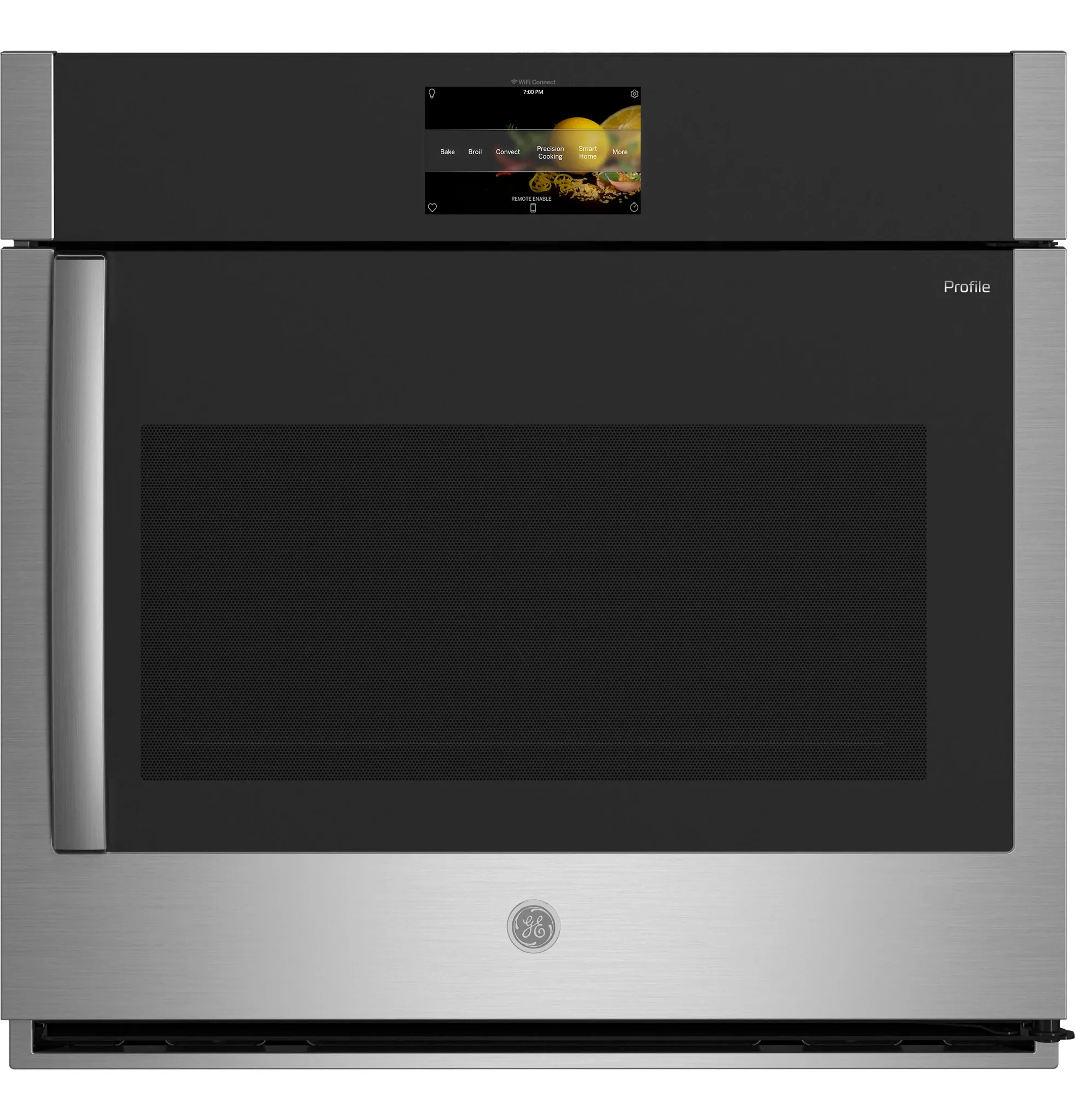 Ge Profile 700 Series Stainless Steel Rt Hinge Single Electric Oven