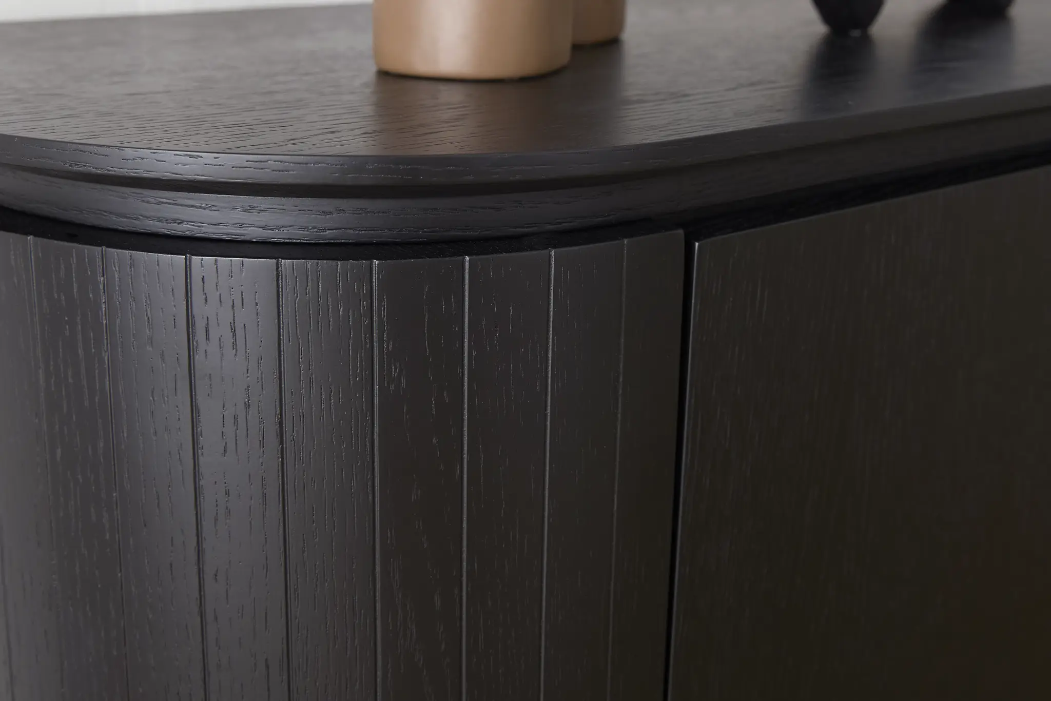 Nomad Black Round Buffet Nomad Black Round Buffet