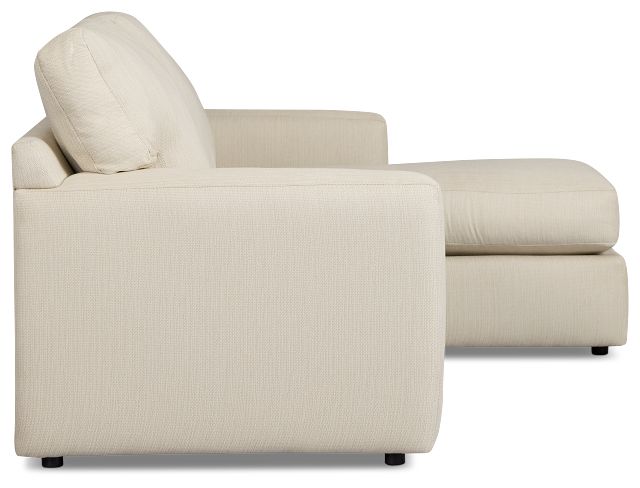 Rhodes Beige Fabric Right Chaise Sectional