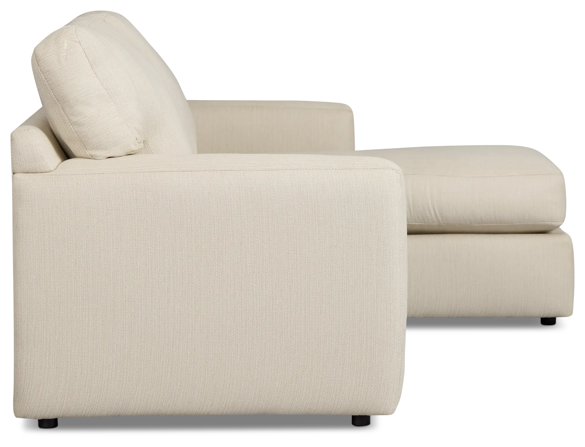 Rhodes Beige Fabric Right Chaise Sectional Rhodes Beige Fabric Right Chaise Sectional