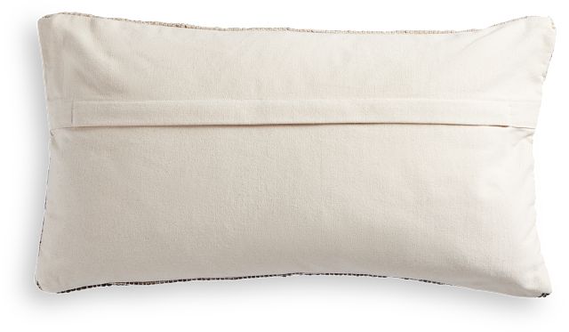 Belgravo Beige Lumbar Accent Pillow