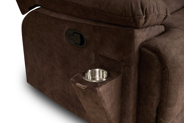 Benson Brown Micro Recliner