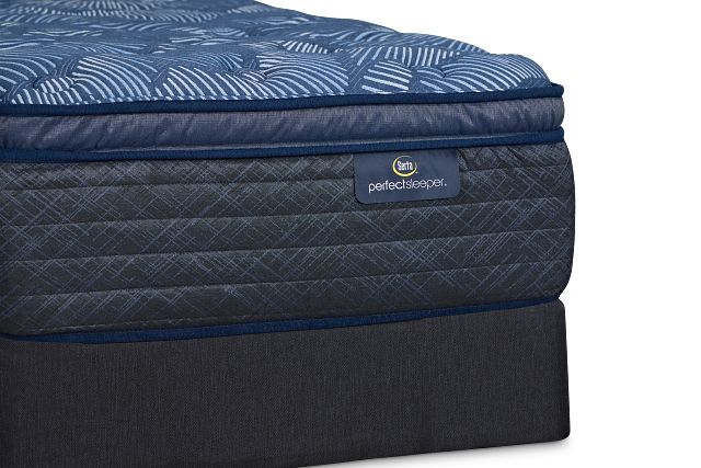 Serta Perfect Sleeper Cobalt Calm Plush Mattress Set