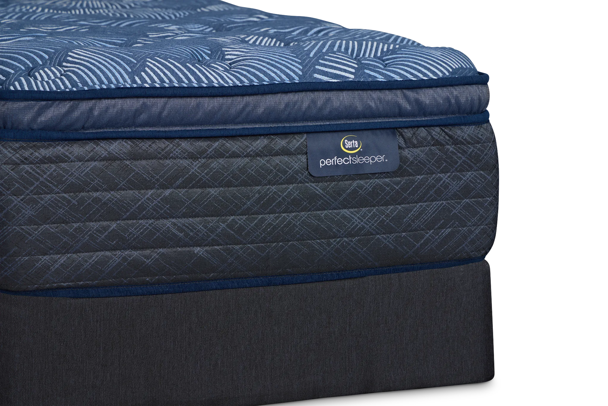 Serta Perfect Sleeper Cobalt Calm Plush Mattress Set