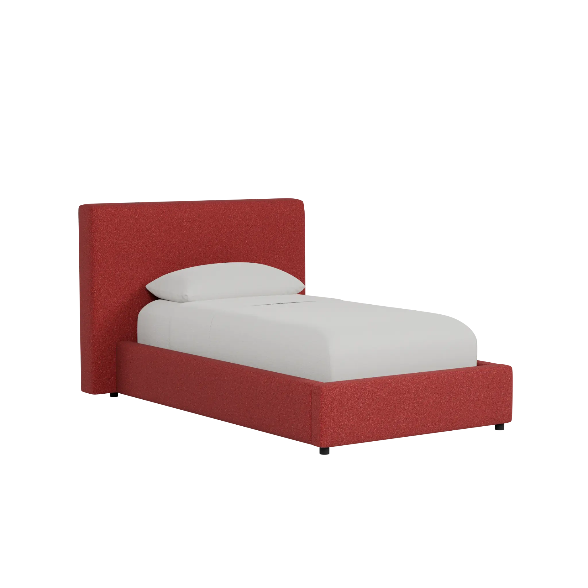 Grayton Elite Red 44" Upholstered Platform Bed Grayton Elite Red 44" Upholstered Platform Bed