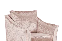 Ethereal Light Pink Velvet Accent Chair