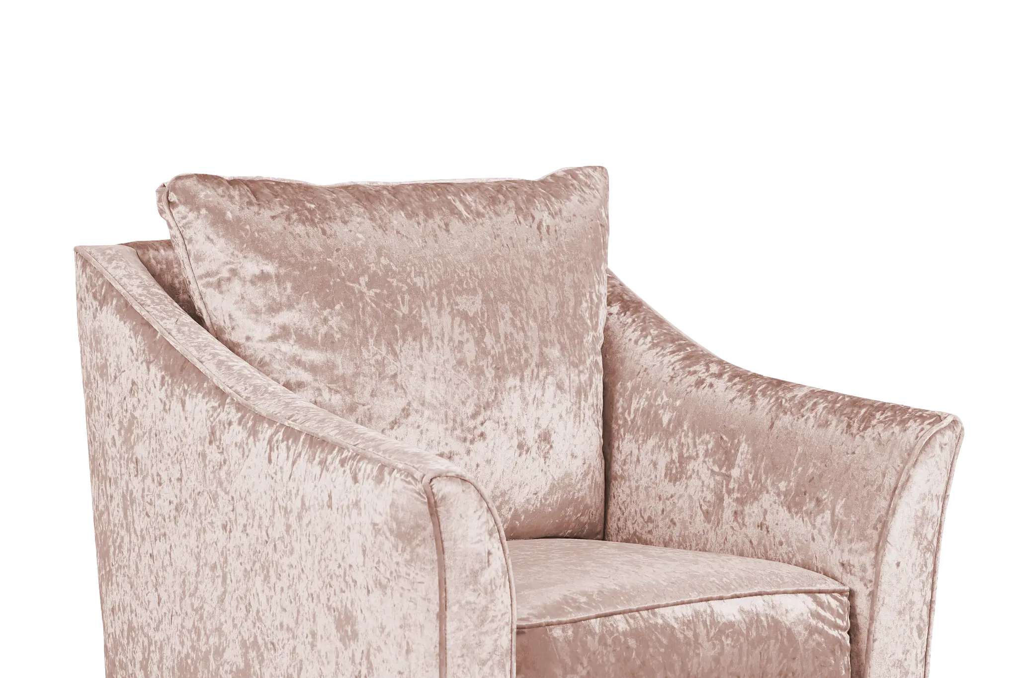 Ethereal Light Pink Velvet Accent Chair Ethereal Light Pink Velvet Accent Chair