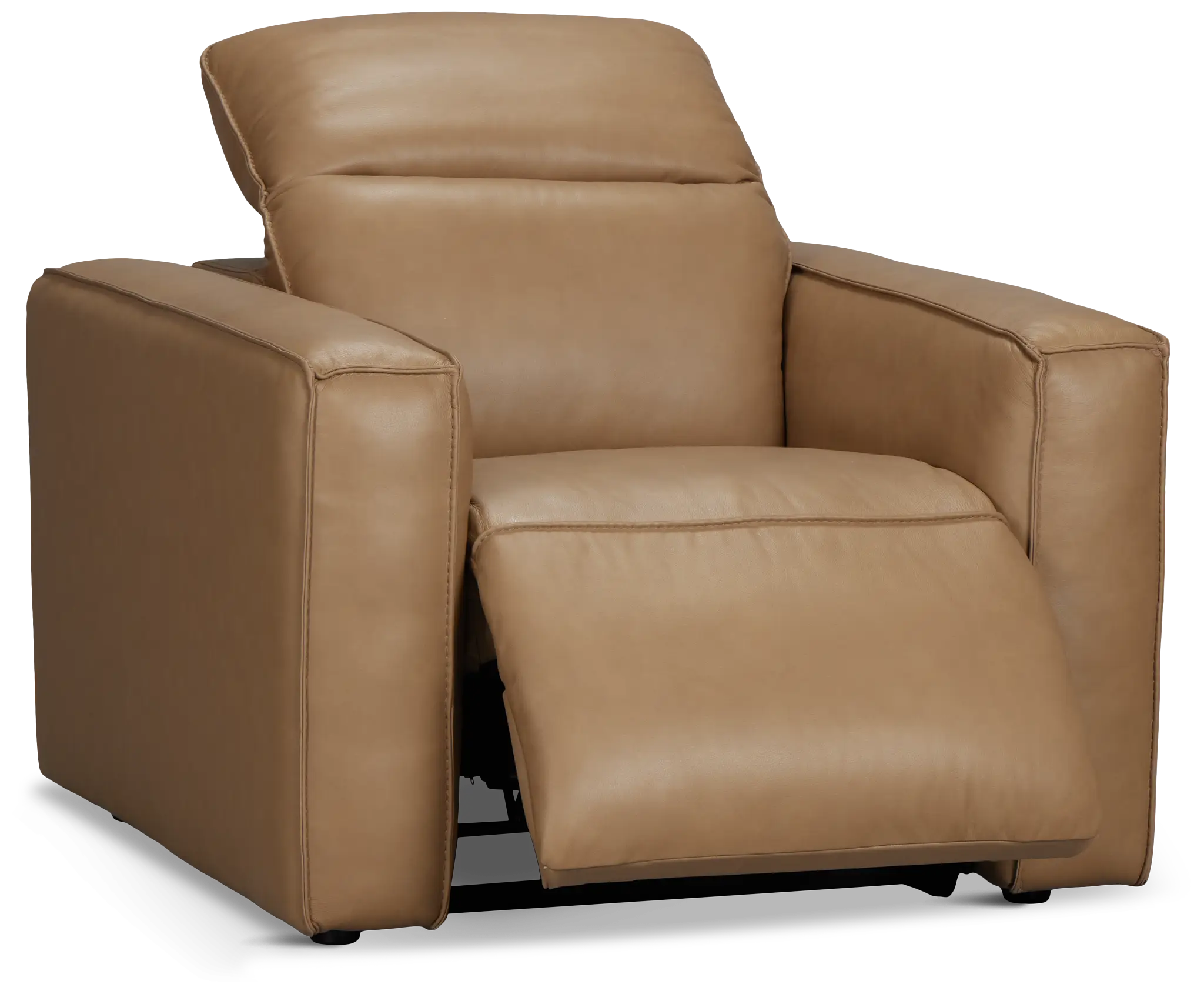 Ryland Brown Lthr/vinyl Power Recliner With Power Headrest Ryland Brown Lthr/vinyl Power Recliner With Power Headrest