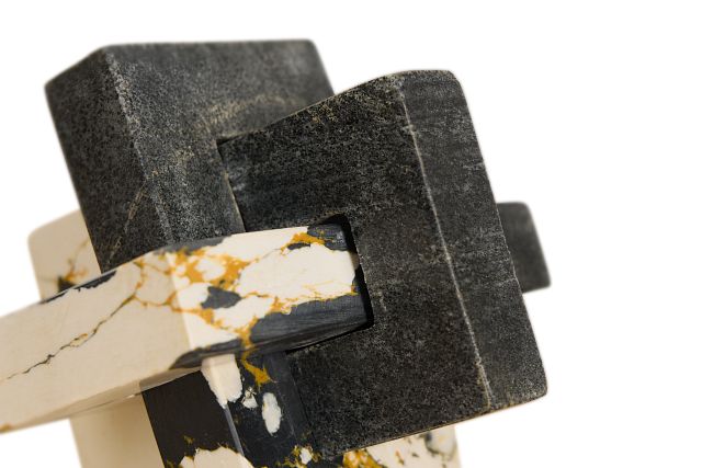 Eleanor Black Stone Tabletop Accessory