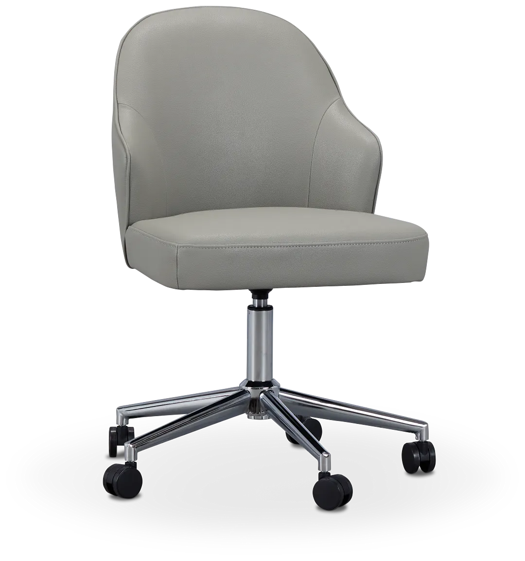 Paige Light Gray Swivel Desk Chair