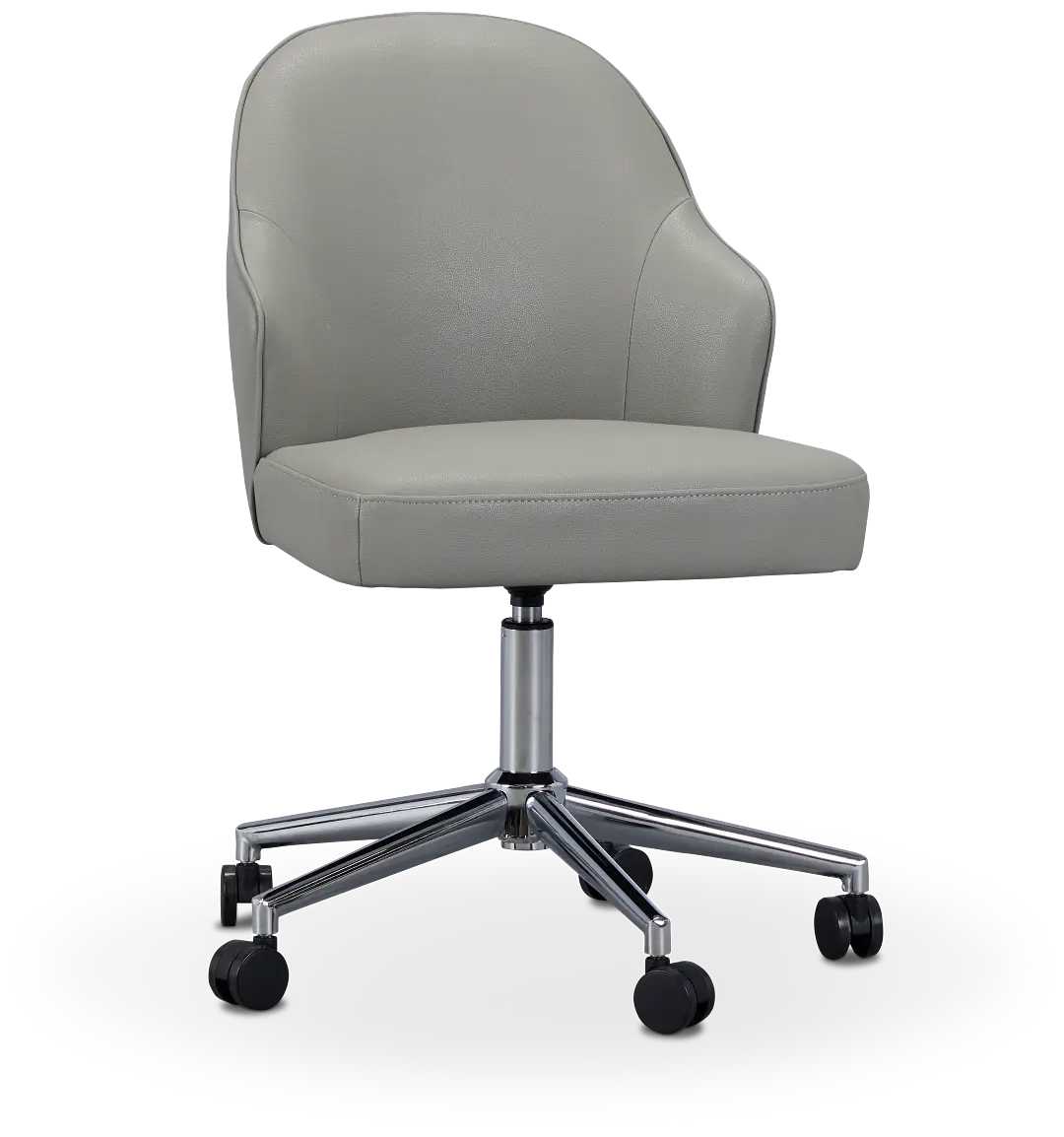 Paige Light Gray Swivel Desk Chair Paige Light Gray Swivel Desk Chair
