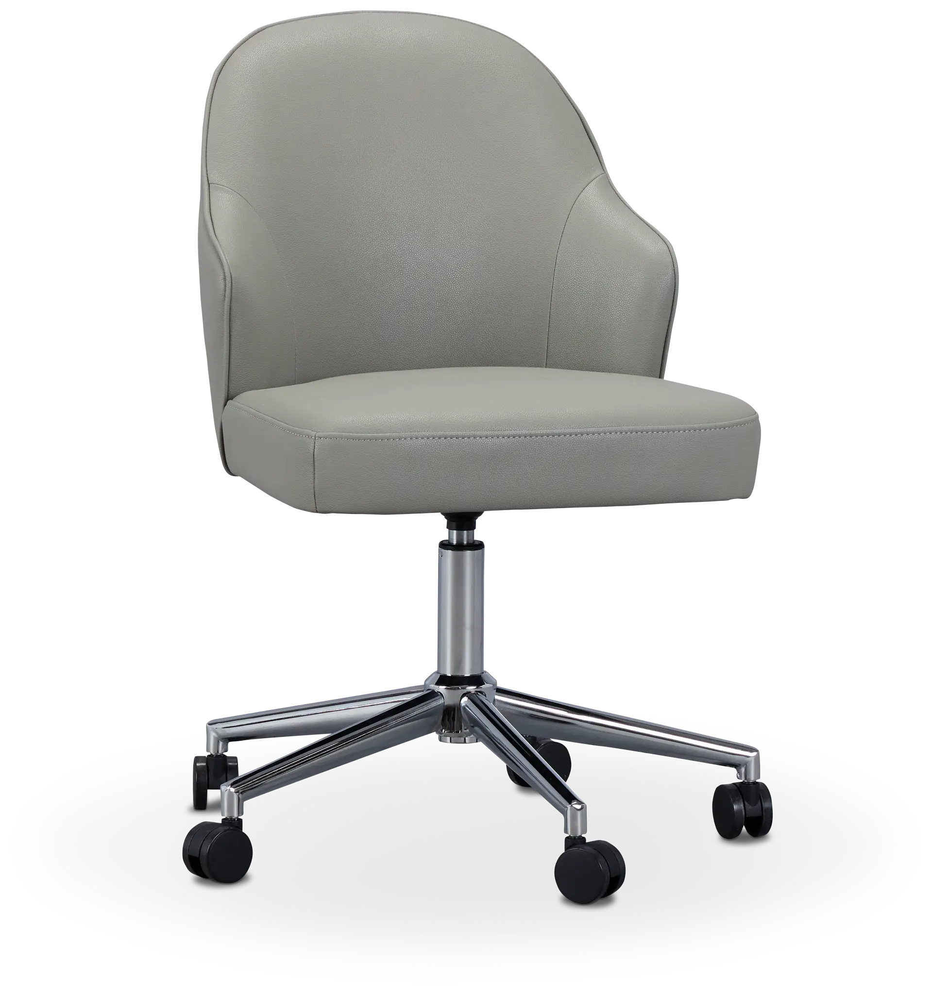 Paige Light Gray Swivel Desk Chair Paige Light Gray Swivel Desk Chair