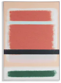 Orange Blur Orange Canvas Wall Art