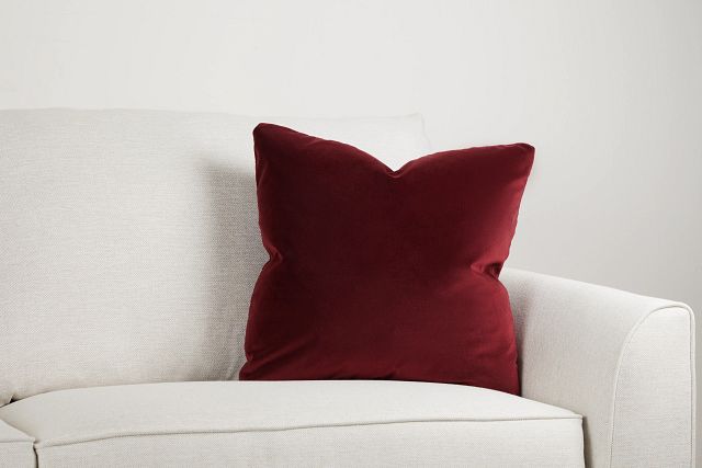 Lauran Red 20" Accent Pillow