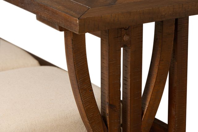 Joplin Dark Tone High Table With 3 Backless Barstools