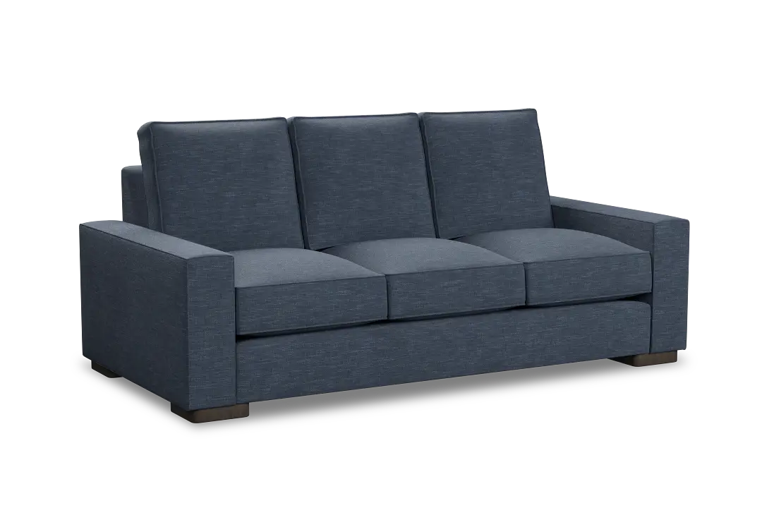 Edgewater Elevation Dark Blue 84" Sofa W/ 3 Cushions Edgewater Elevation Dark Blue 84" Sofa W/ 3 Cushions