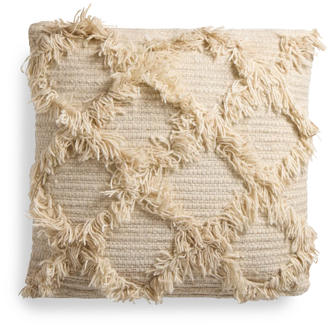 Jucar Ivory Accent Pillow