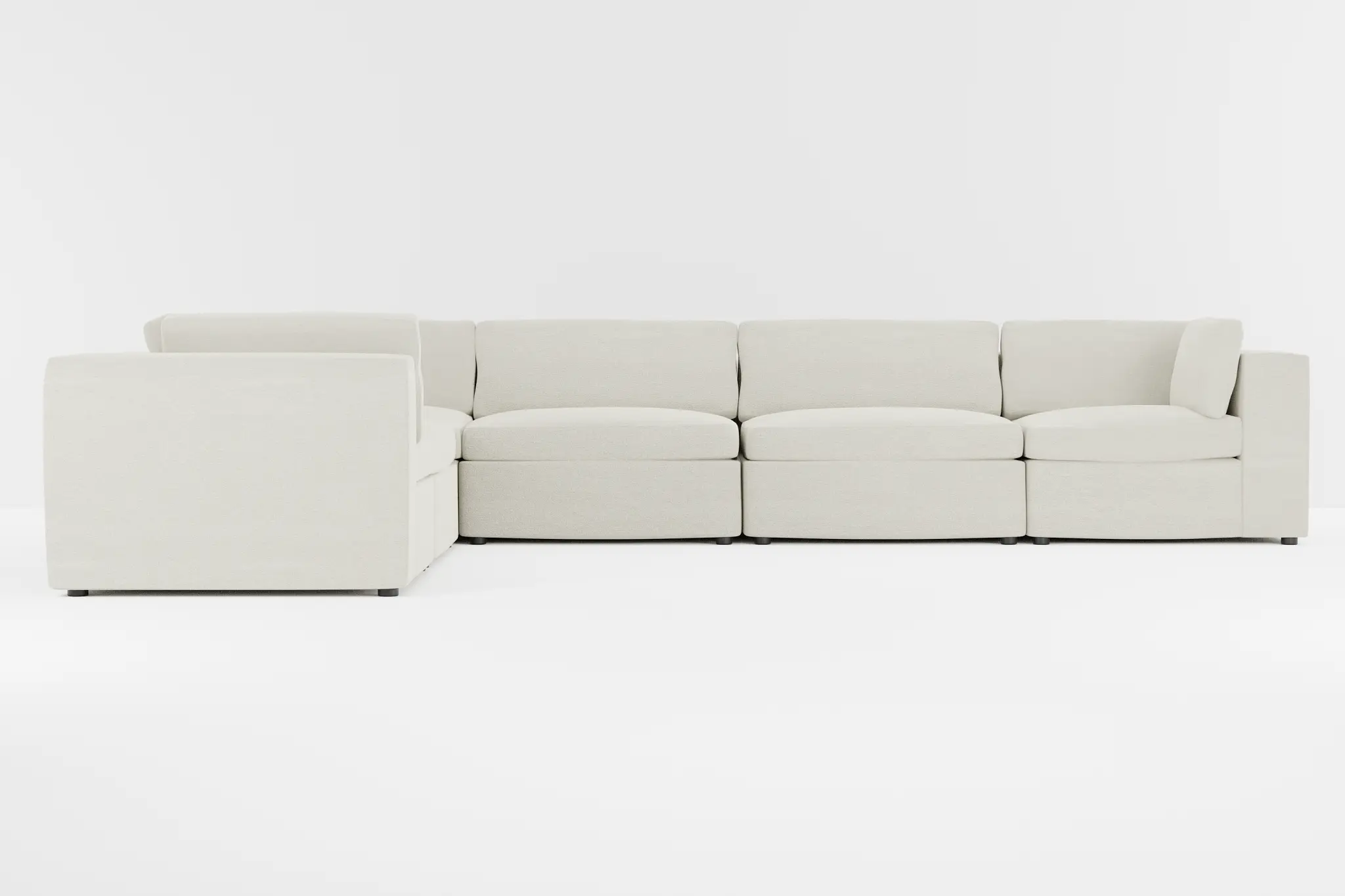 Destin Elite Ivory Fabric 6-piece Modular Sectional Destin Elite Ivory Fabric 6-piece Modular Sectional