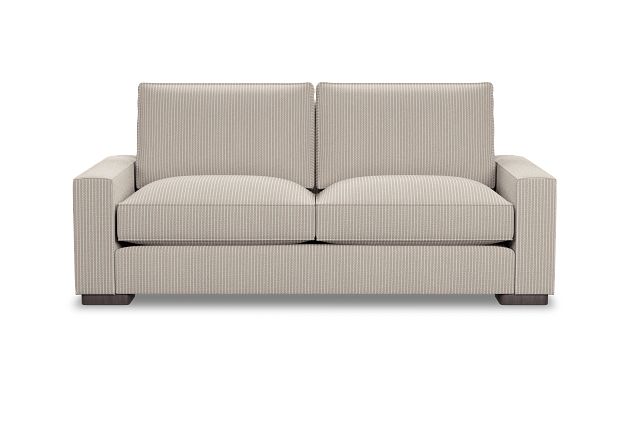 Edgewater Lucy Taupe 84" Sofa W/ 2 Cushions (1)