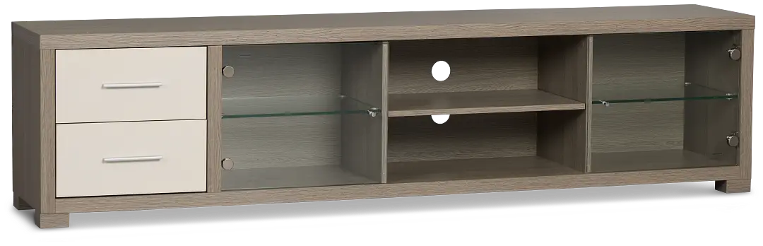 Evanston Gray 85" Tv Stand Evanston Gray 85" Tv Stand