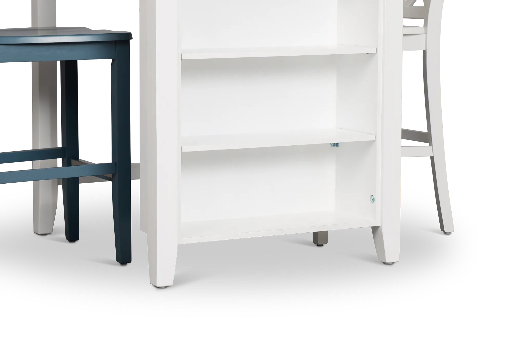 Edgartown Two-tone Storage High Table & Mixed Barstools