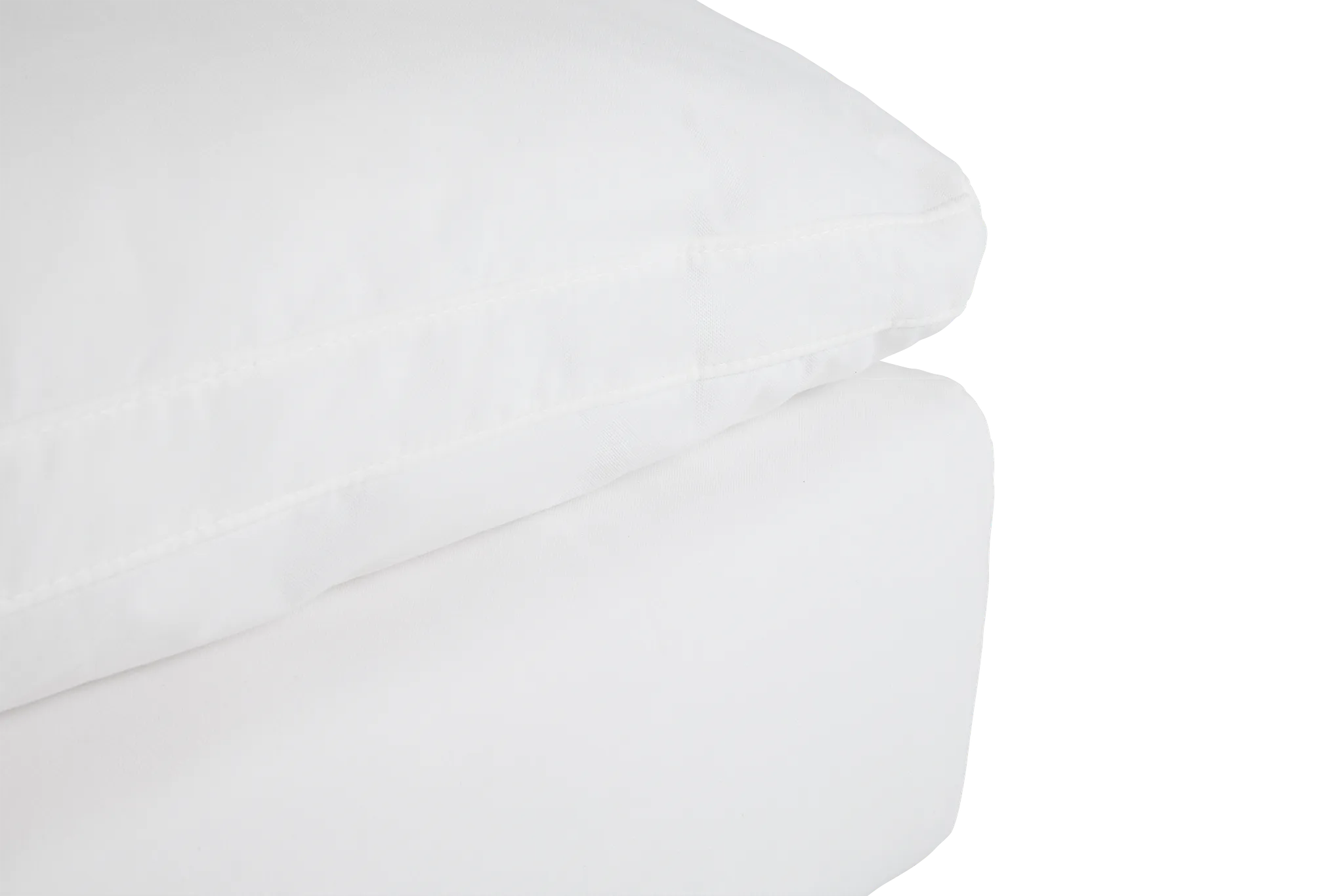 Grant White Fabric Armless Chair