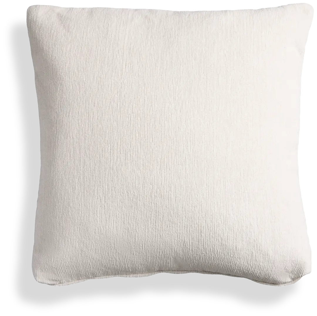 Stella 20" Ivory Square Accent Pillow Stella 20" Ivory Square Accent Pillow