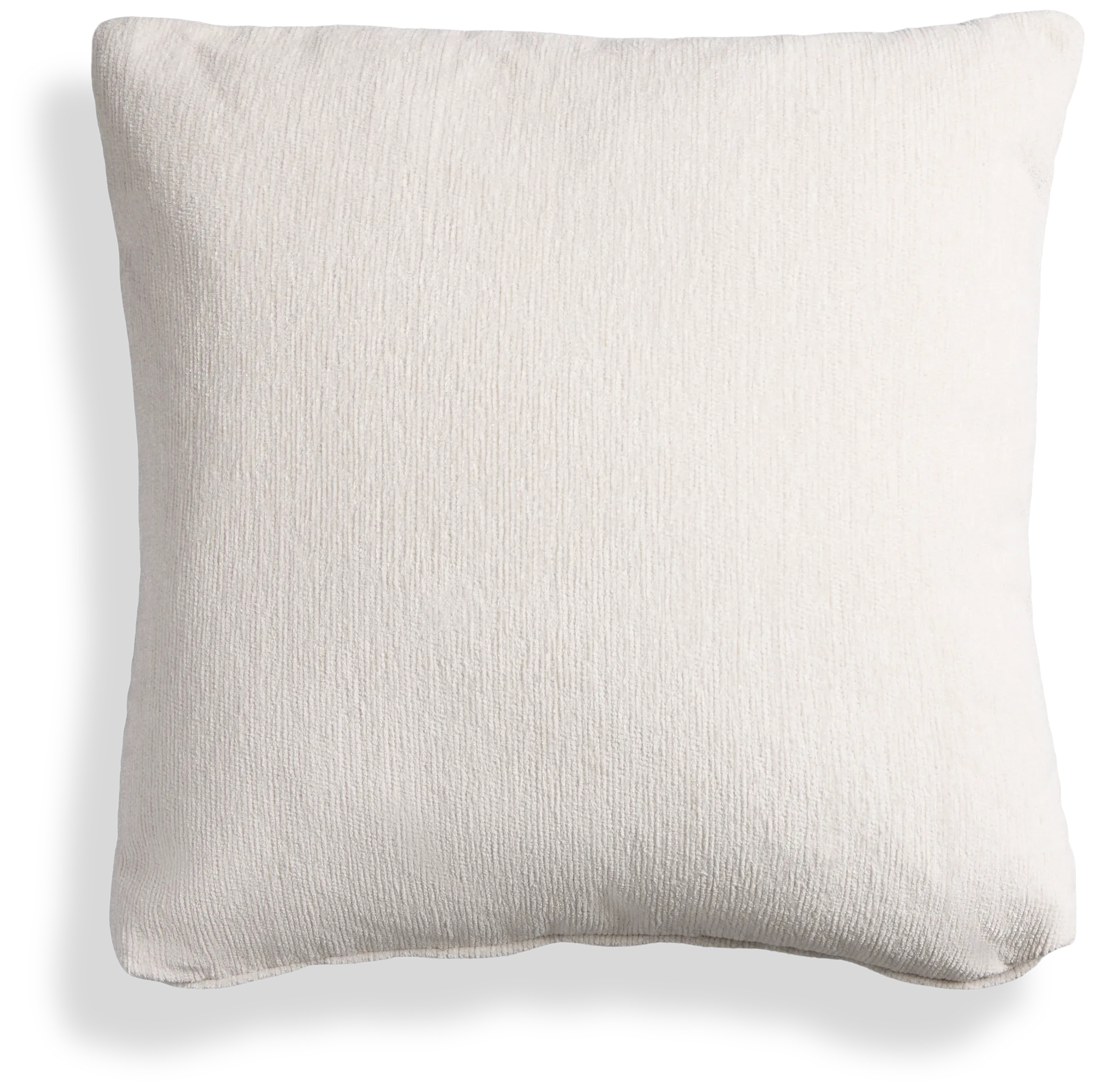 Stella 20" Ivory Square Accent Pillow