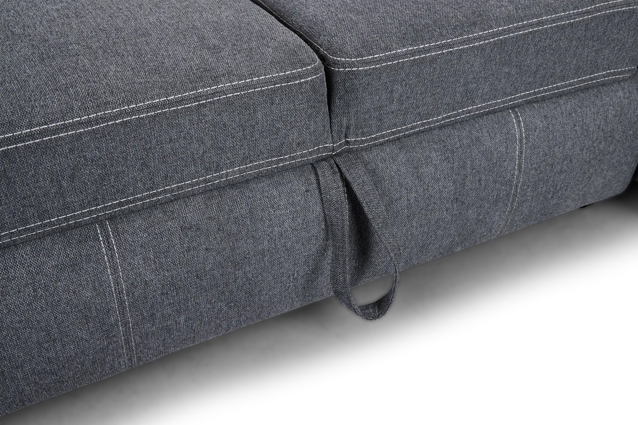 Callum Dark Gray Fabric Small Right Power Chaise Sleeper Sectional Callum Dark Gray Fabric Small Right Power Chaise Sleeper Sectional