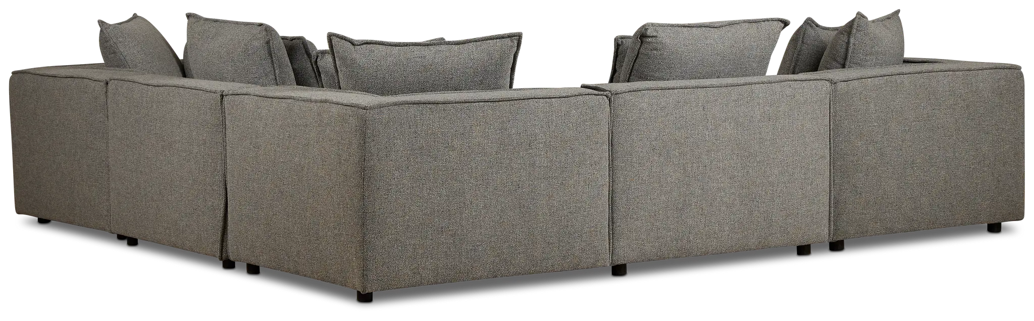 Tatum Gray Fabric 5-piece Modular Sectional Tatum Gray Fabric 5-piece Modular Sectional