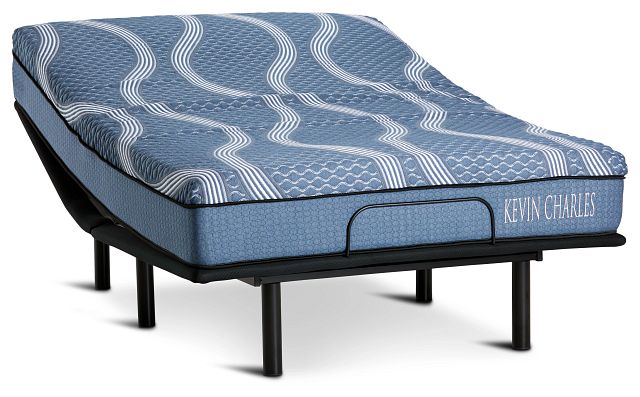 Kevin Charles Crestview Hybrid Elevate Adjustable Mattress Set