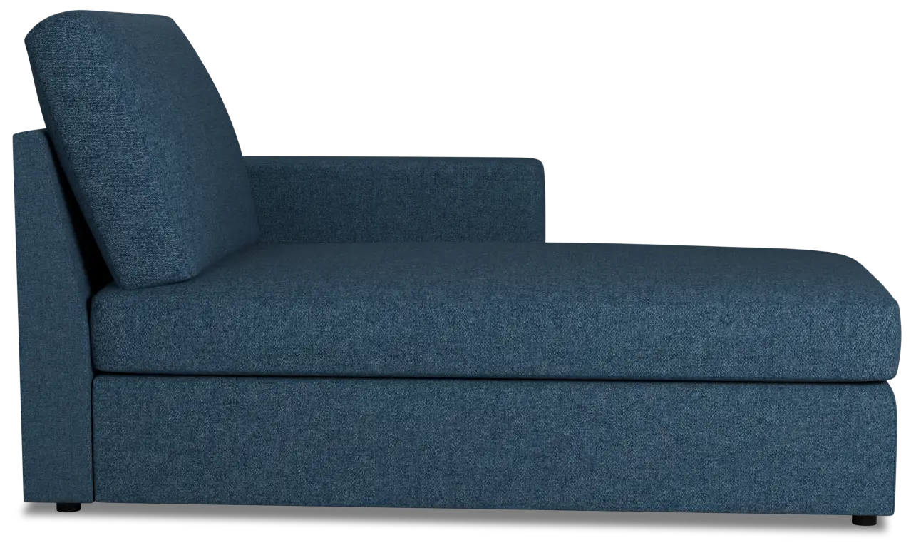 Citymod Blue Fabric Right Chaise Citymod Blue Fabric Right Chaise