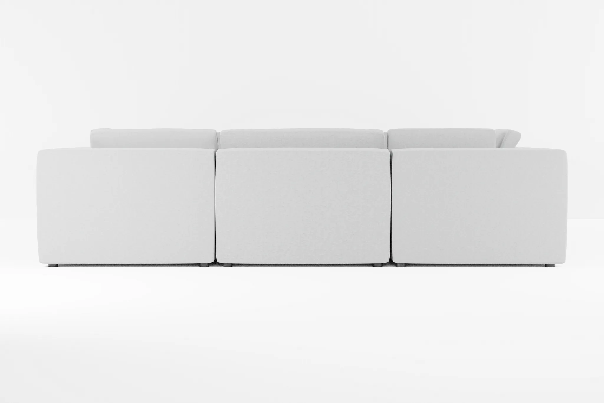 Destin Suave Gray Fabric 8-piece Modular Sectional