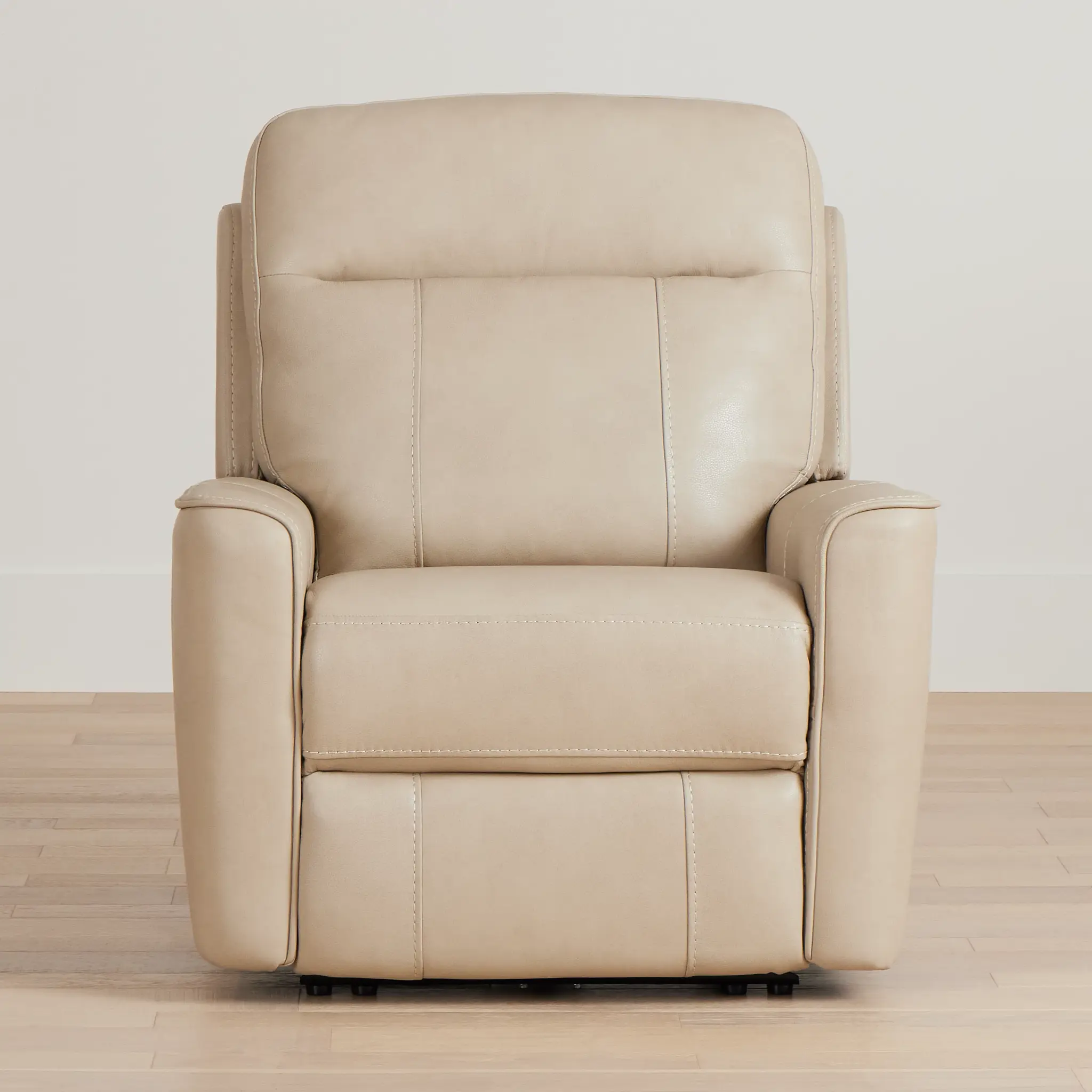 Benji Light Beige Lthr/vinyl Zero Gravity Power Recliner W/headrest Benji Light Beige Lthr/vinyl Zero Gravity Power Recliner W/headrest