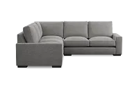 Edgewater Victory Gray Small Two-arm Sectional