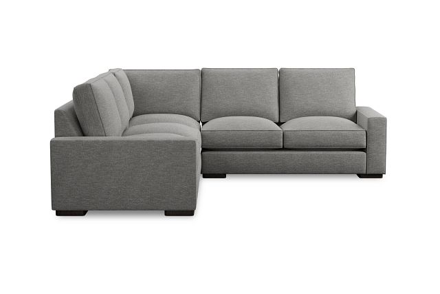 Edgewater Victory Gray Small Two-arm Sectional