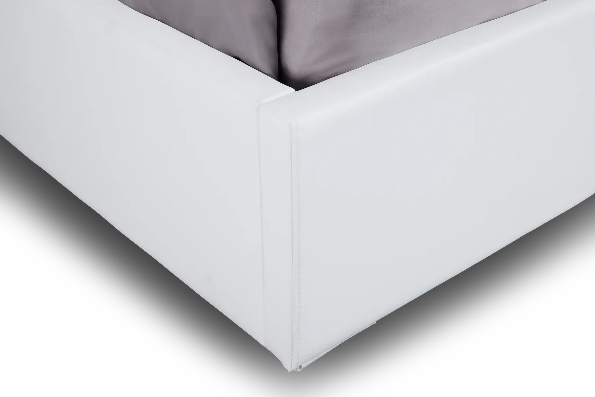 Doral White Uph Platform Bed Doral White Uph Platform Bed