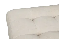 Indie Beige Fabric Ottoman