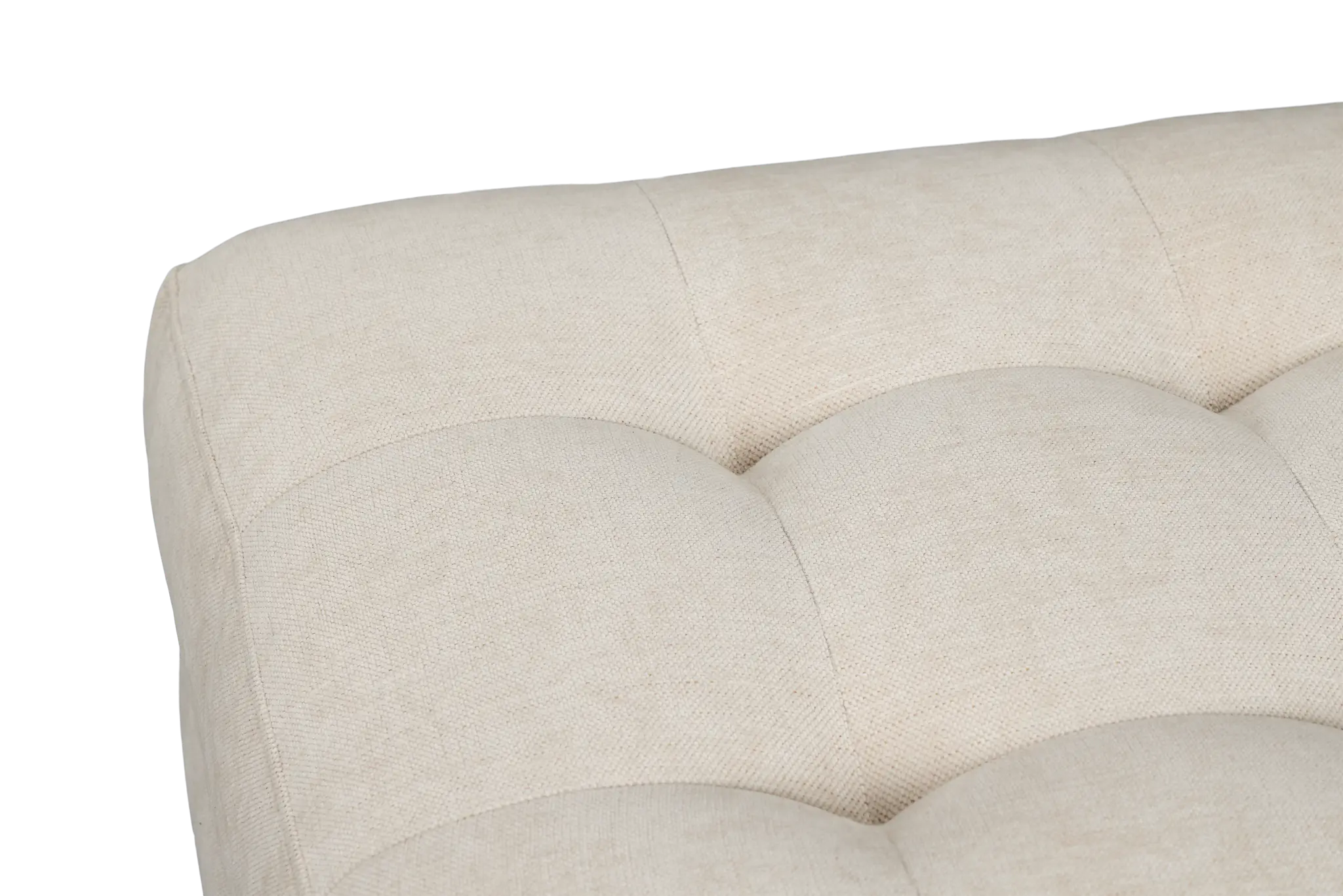 Indie Beige Fabric Ottoman Indie Beige Fabric Ottoman