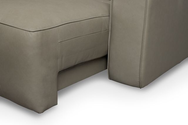 Rudy Gray Lthr/vinyl Power Reclining Chaise