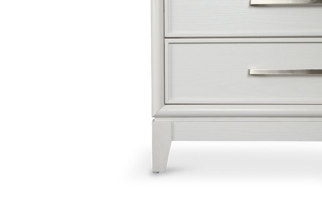 Alessandria White Lighted Dresser