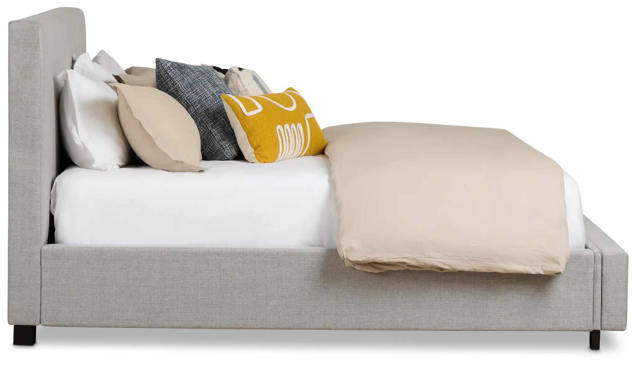 Monica Light Gray Uph Platform Storage Bed Monica Light Gray Uph Platform Storage Bed