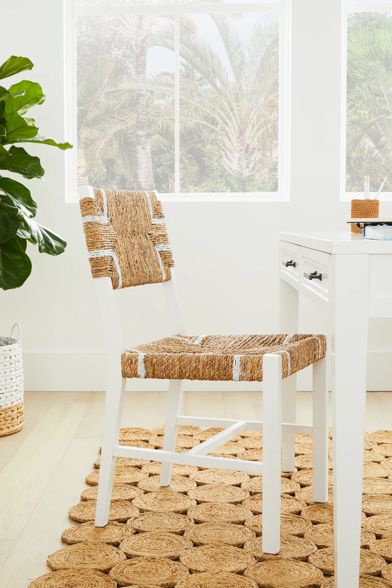 Nantucket White Writing Desk