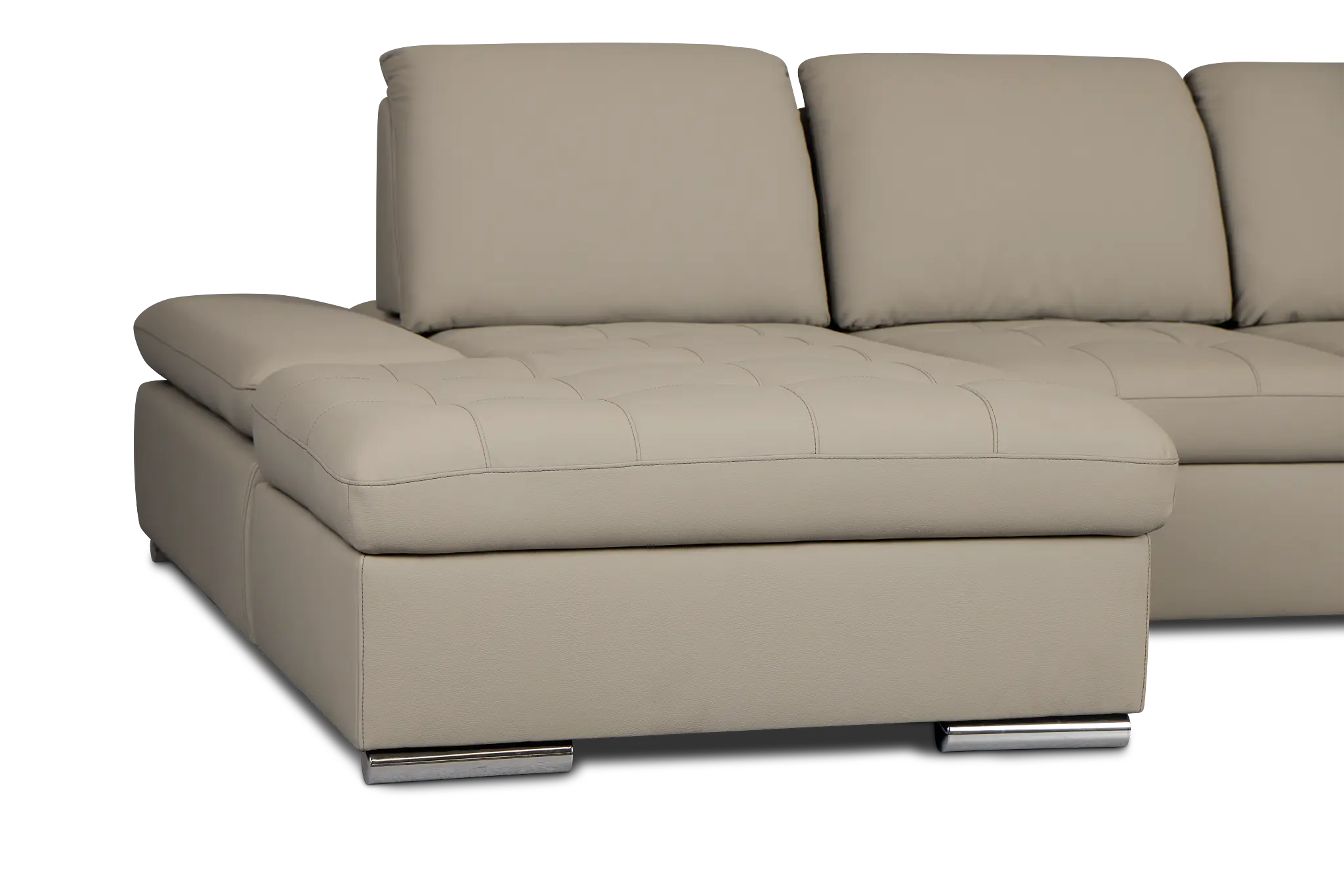 Eden Gray Micro Left Chaise Sleeper Sectional Eden Gray Micro Left Chaise Sleeper Sectional