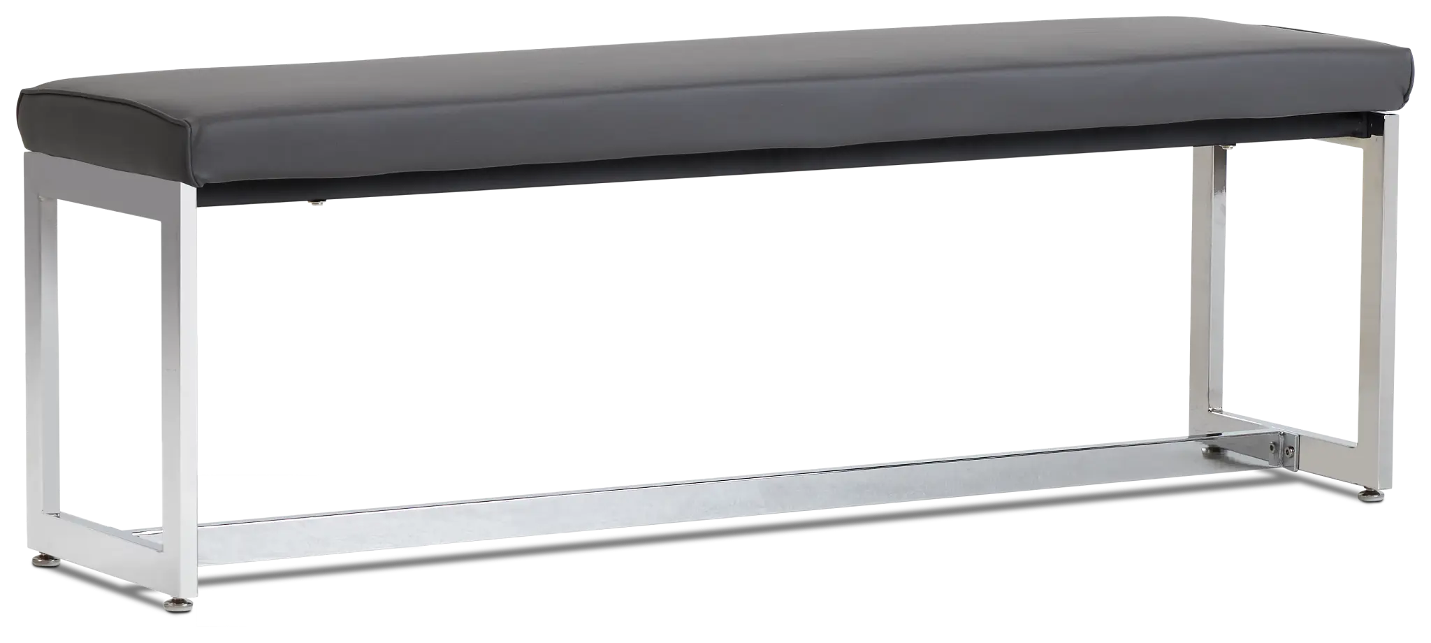 Bronx Gray Upholstered Dining Bench Bronx Gray Upholstered Dining Bench