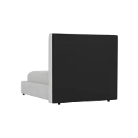 Grayton Peyton White 54" Upholstered Platform Bed