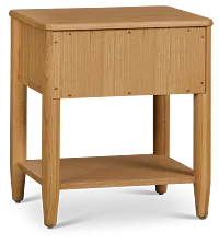 Stockton Light Tone Small Drawer Nightstand