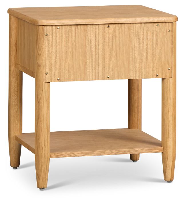 Stockton Light Tone Small Drawer Nightstand