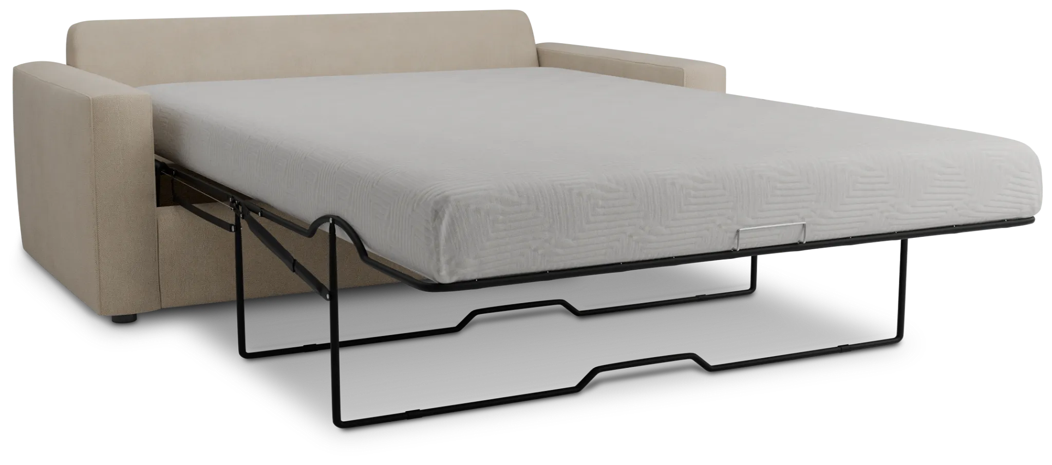 Siesta Peyton Beige Fabric Memory Foam Sleeper