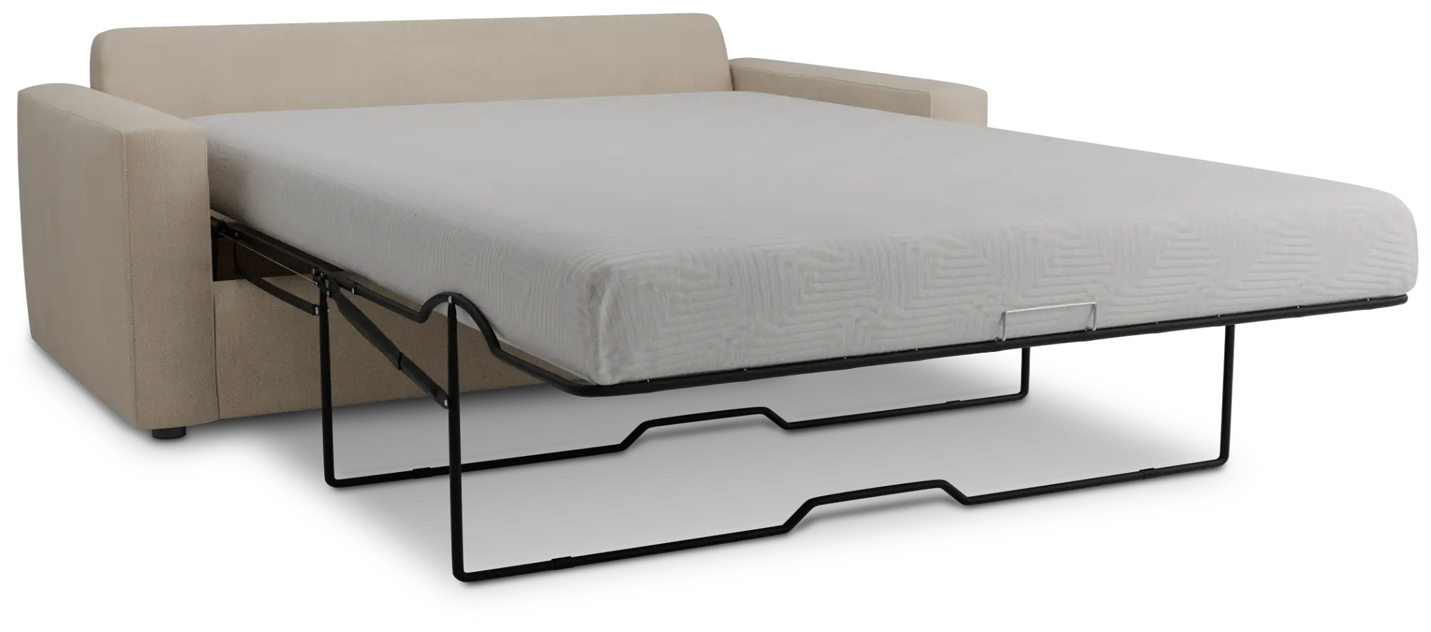 Siesta Peyton Beige Fabric Memory Foam Sleeper Siesta Peyton Beige Fabric Memory Foam Sleeper
